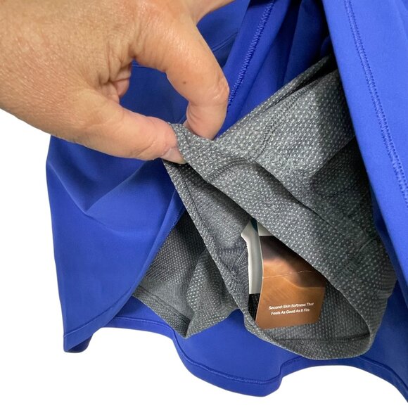 NWT Vuori Volley Skirt Skort Copenhagen Blue Slim Fit High Rise Womens Small - Picture 8 of 13